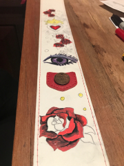 Hand Painted Guitar Straps